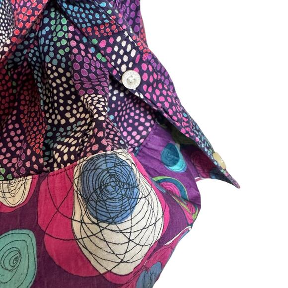 Robert Graham Multicolored Cotton Long Sleeve Button Down Shirt sz 2XL EUC - Picture 5 of 9